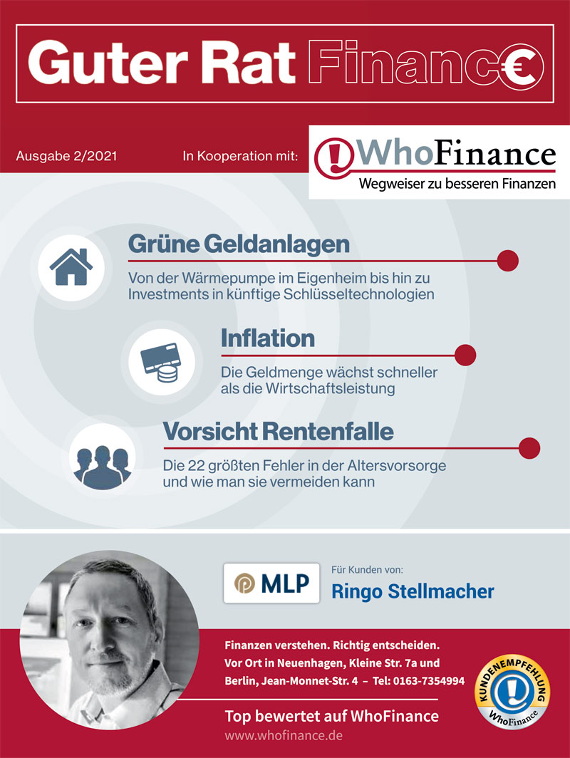 Finanzberatung Stellmacher im MLP-Beratunghszentrum